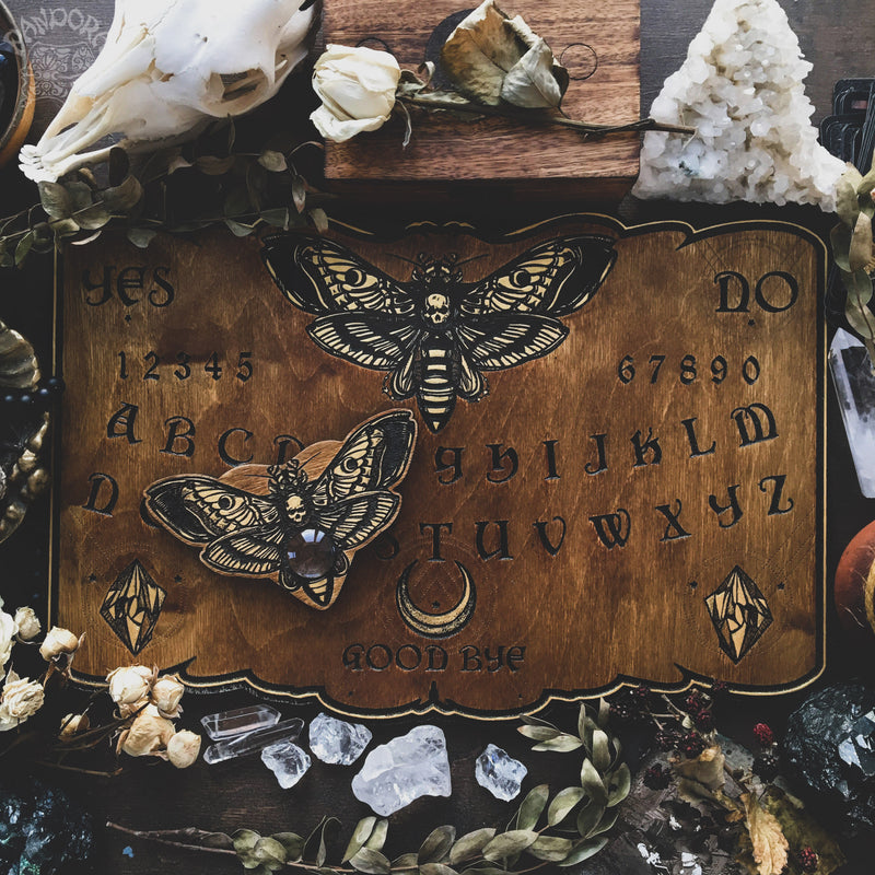 Ouija Board - Golden Death's head moth