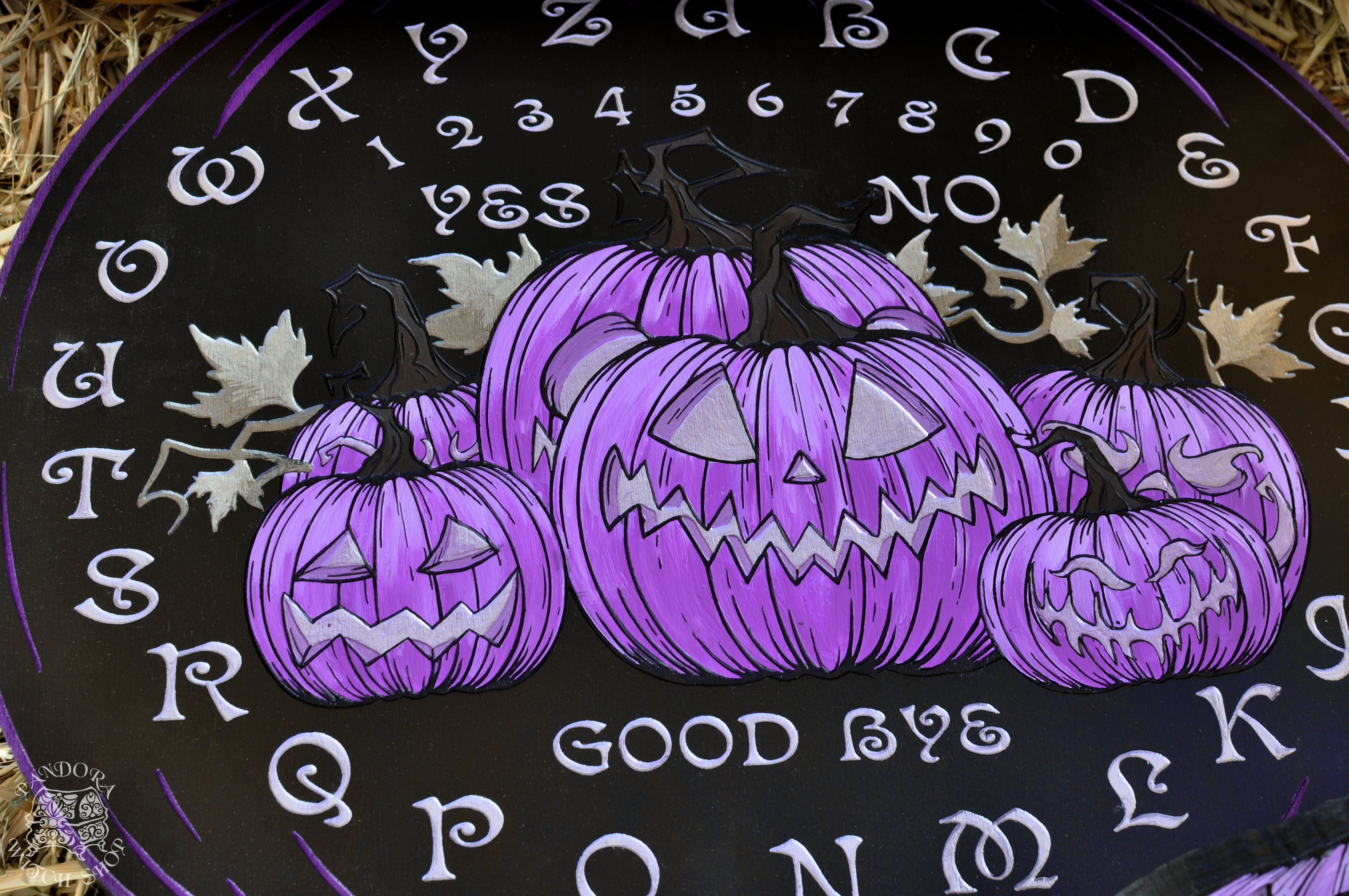 Ouija Board - Pumpkin Mood - Black