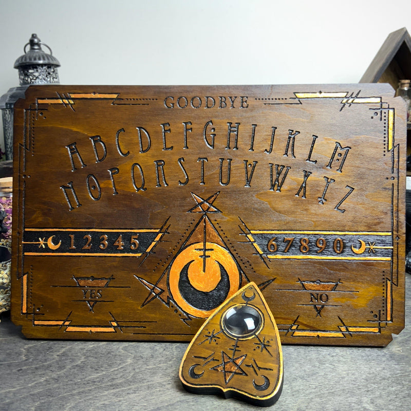 Ouija Board - Witchcraft Cult Dark wood