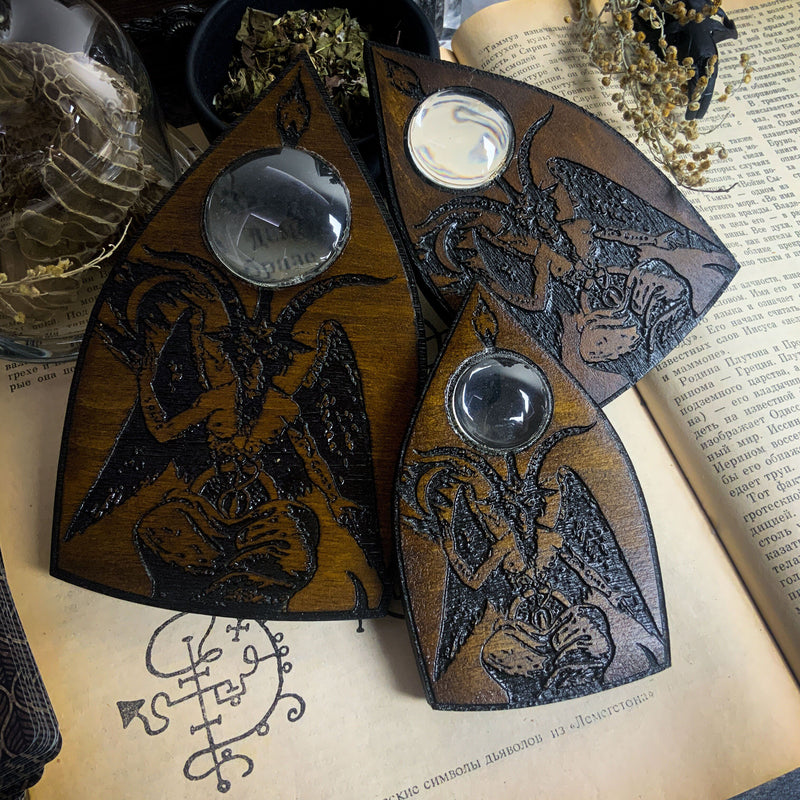 Ouija Board - Baphomet - Dark wood