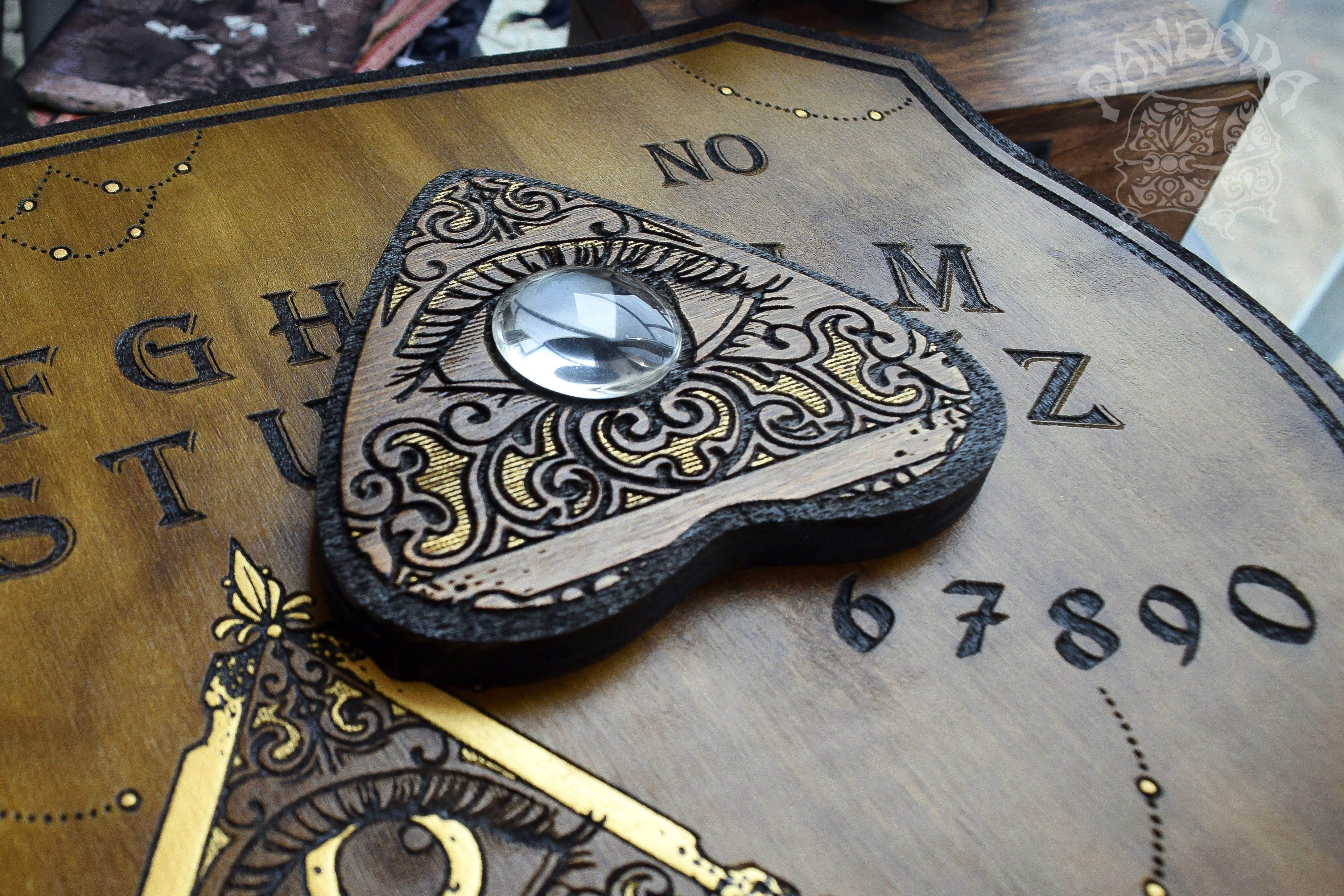 Ouija Planchette - Planchette - Golden All Seeing Eye