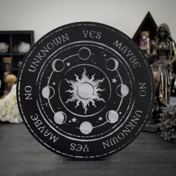 Pendulum Board - Moon Phase Silver