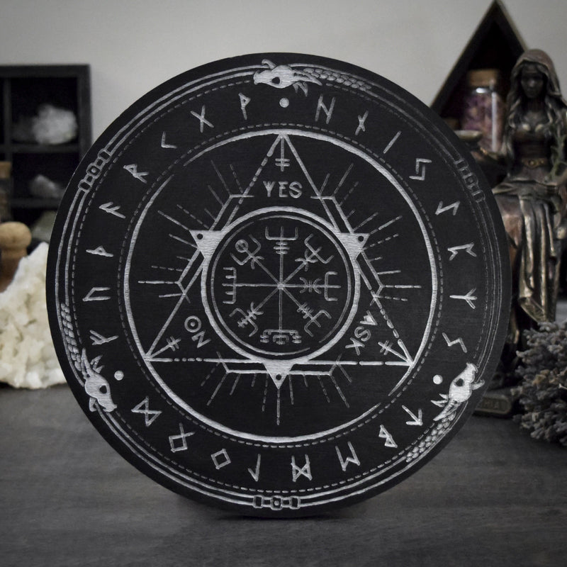 Pendulum Board - Runic Silver