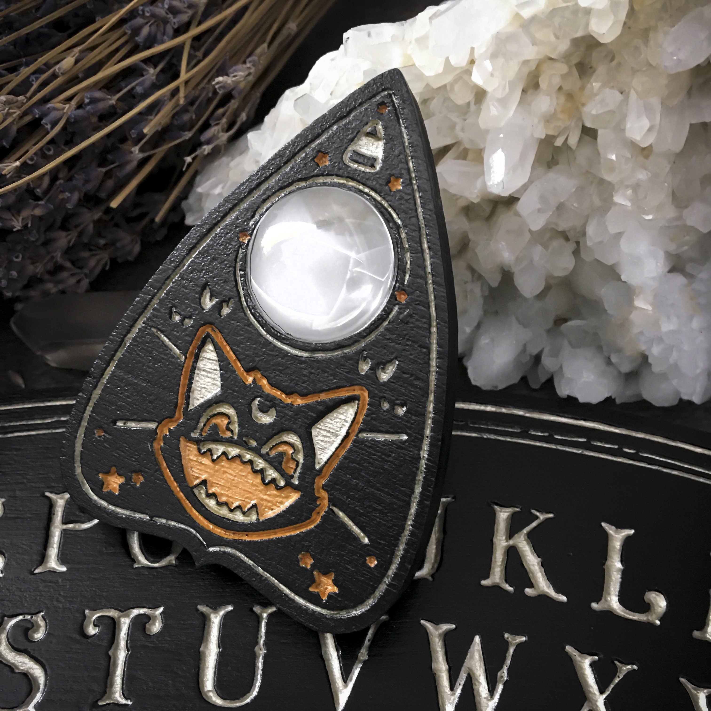 Planchette - Halloween Scream Orange Bone