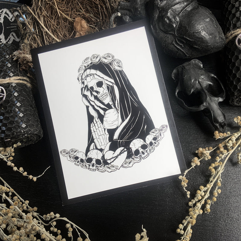 Postcard - Santa Muerte