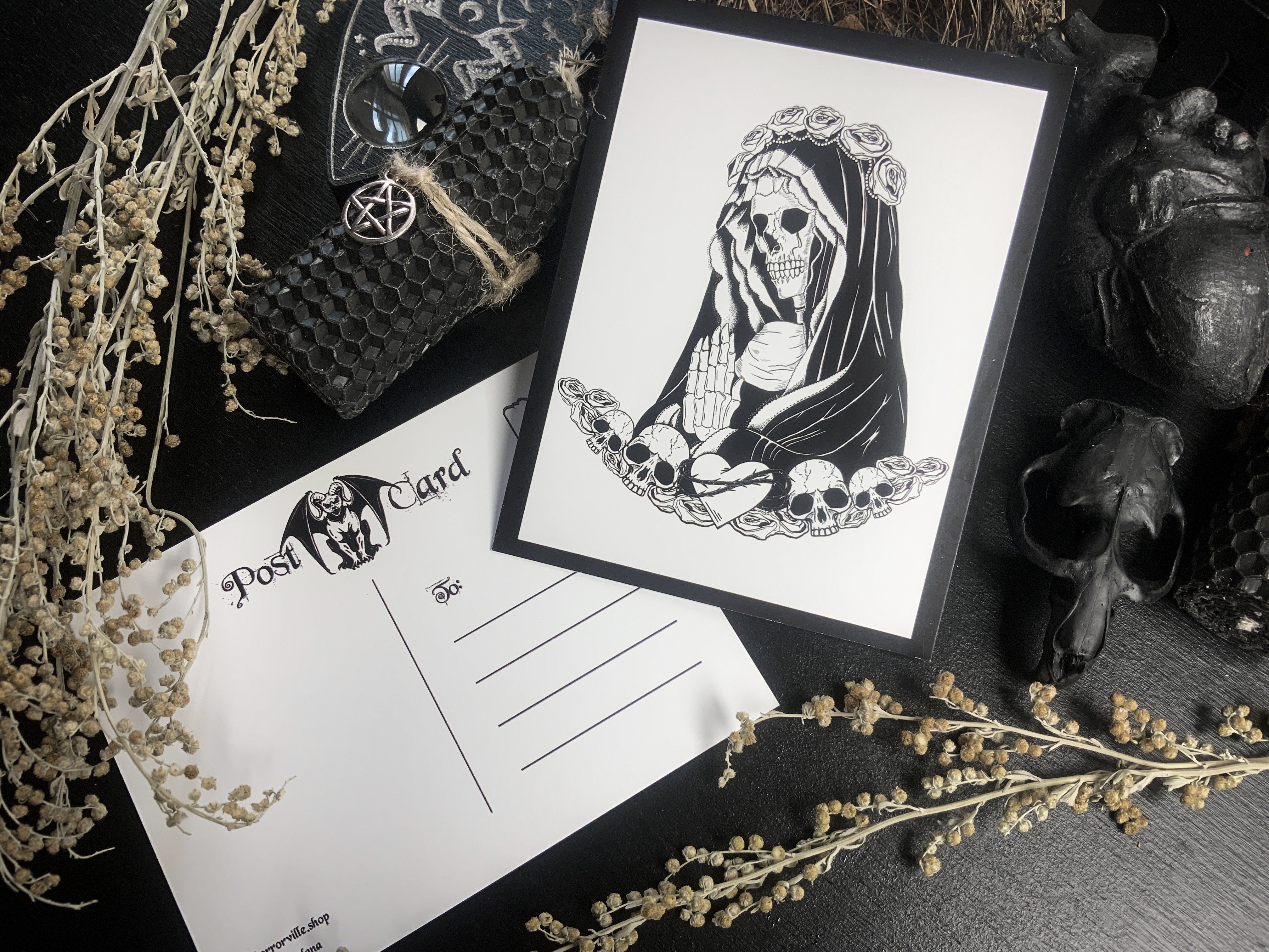 Postcard - Santa Muerte