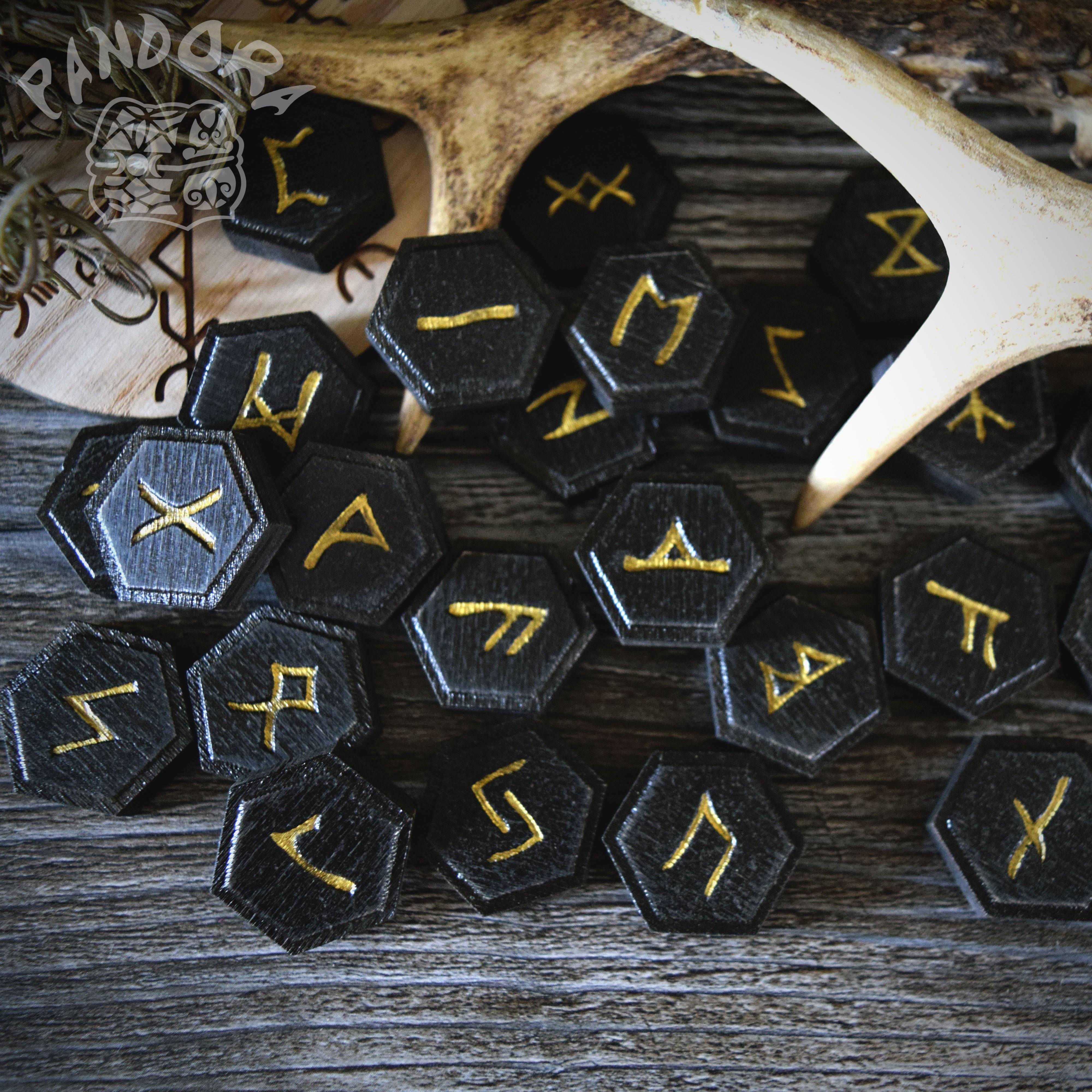 Black Runes - Elder Futhark – Pandora Witch Shop