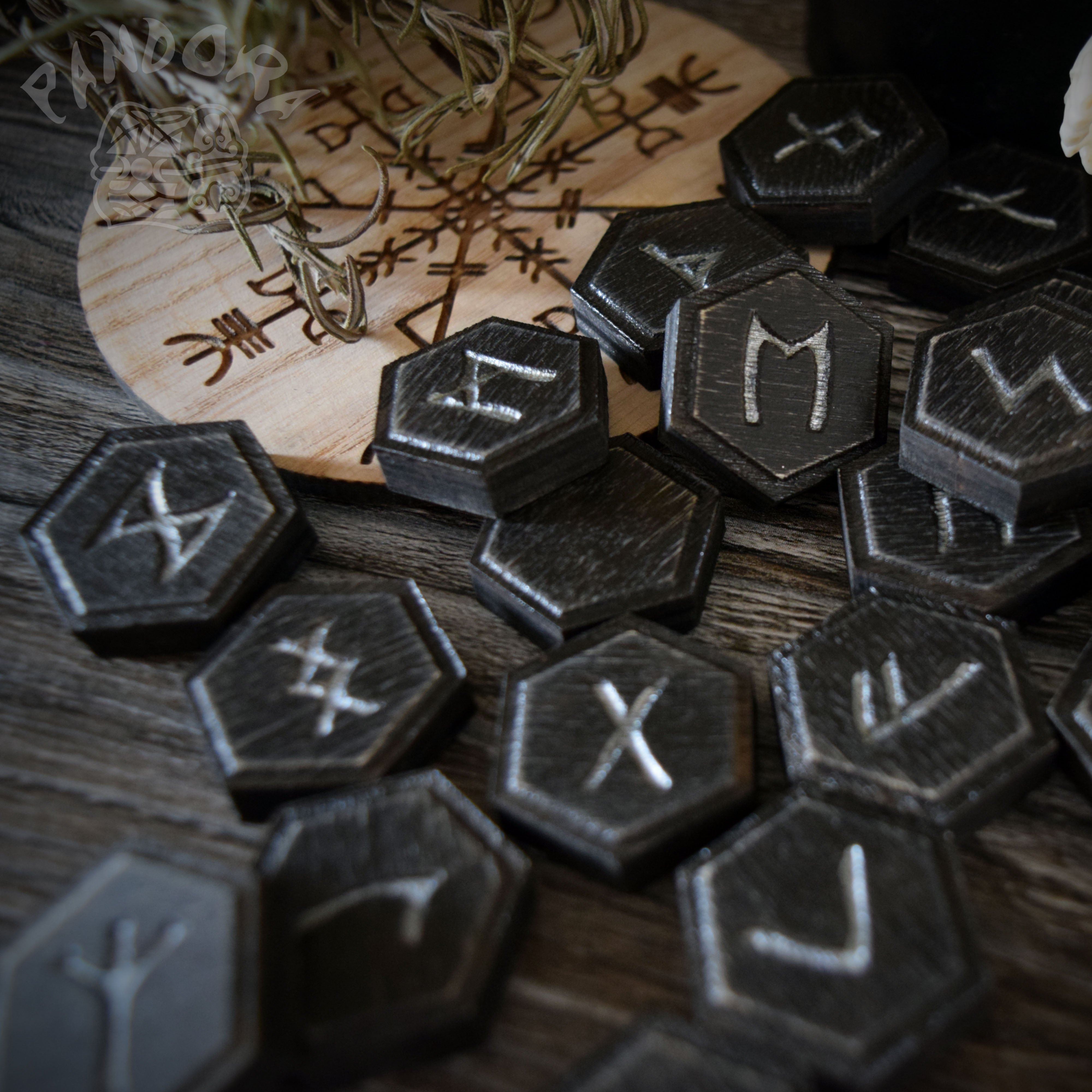 Black Runes - Elder Futhark – Pandora Witch Shop