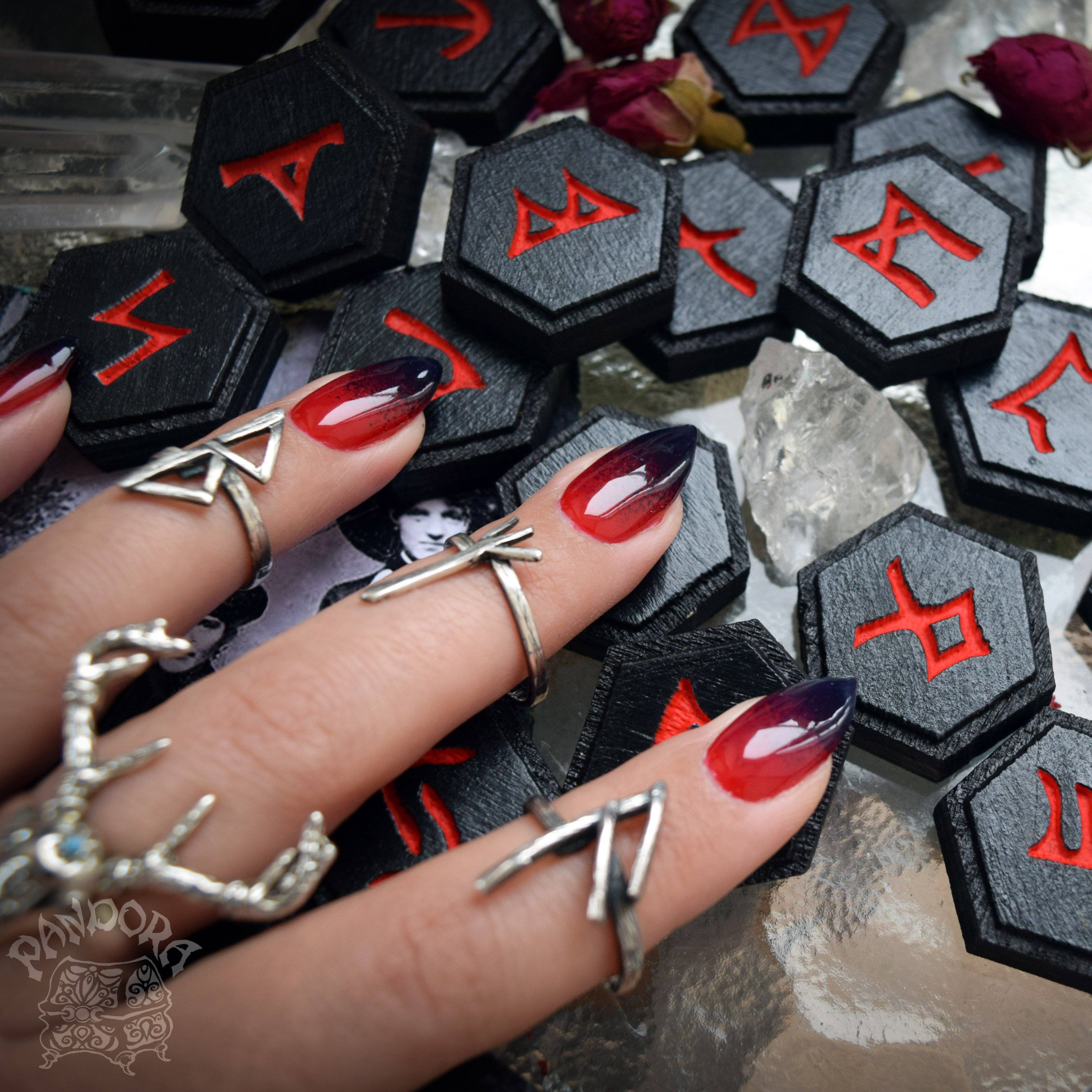 Rune - Elder Futhark, Runes, Black Runes + Blank Rune