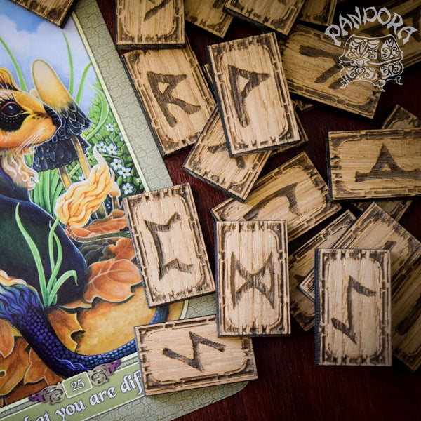 Runes - Oak wood