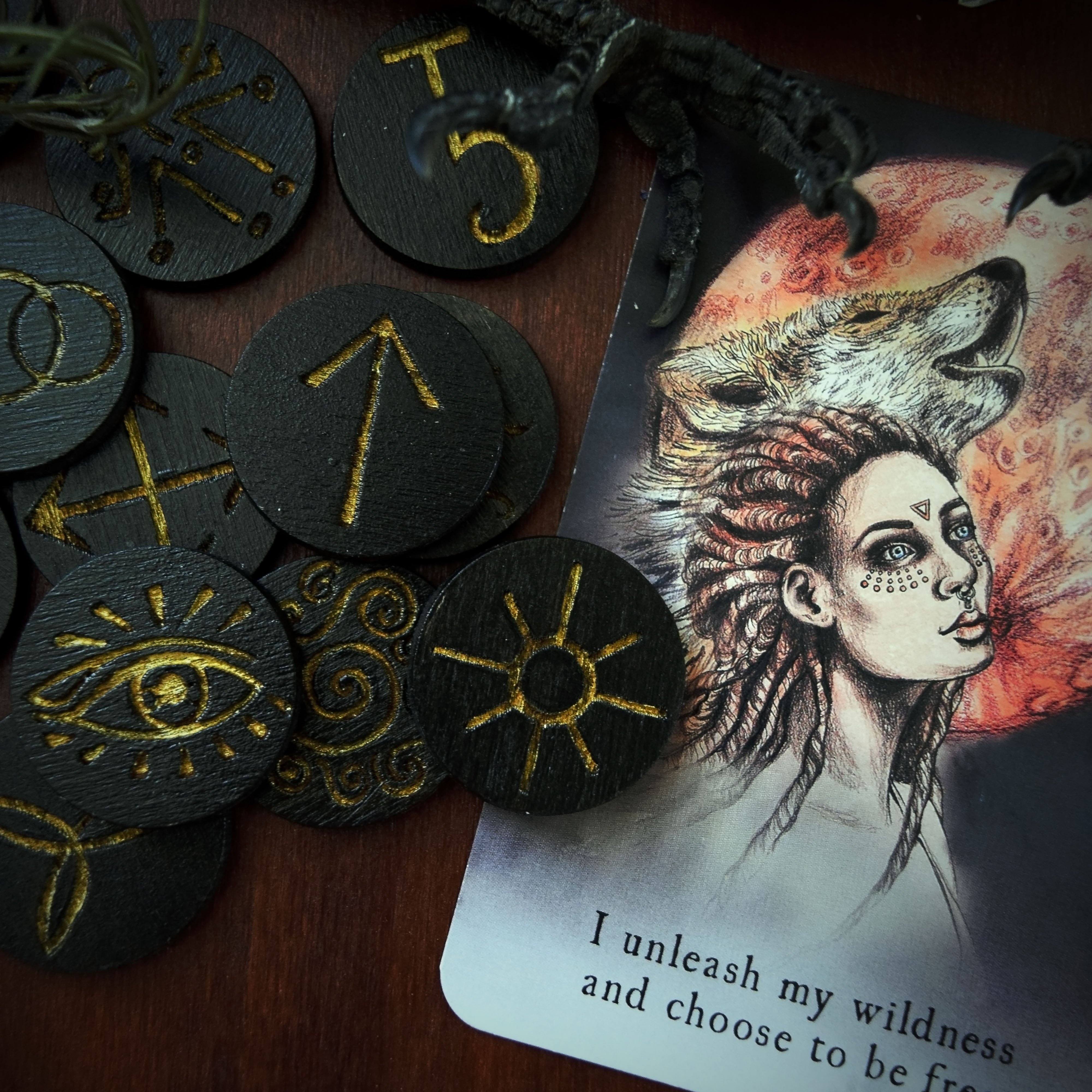 Rune - Witch Runes, Black Wood - 13