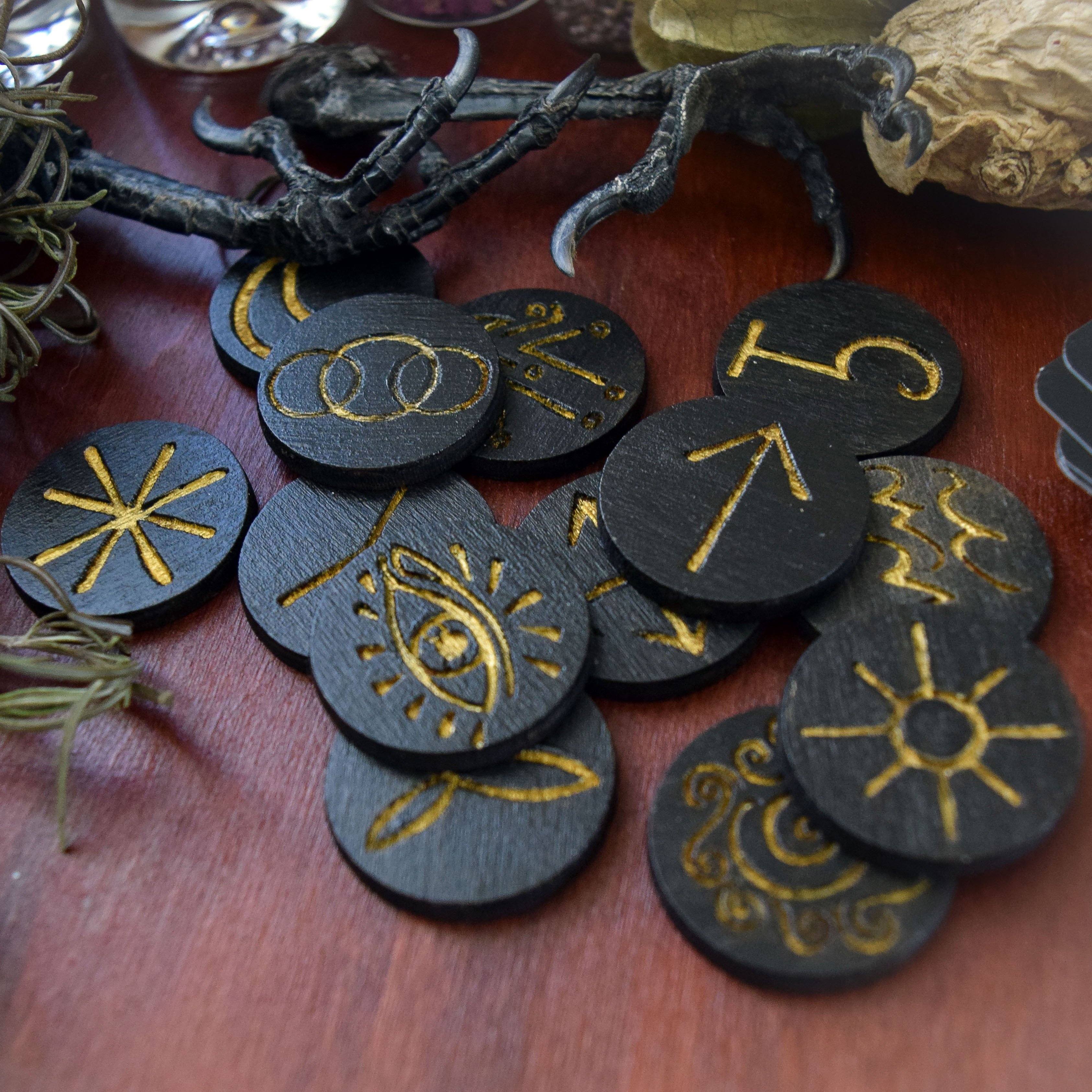 Rune - Witch Runes, Black Wood - 13