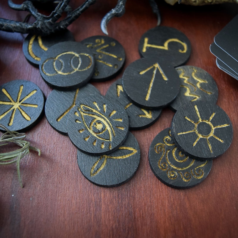 Rune - Witch Runes, Black Wood - 13