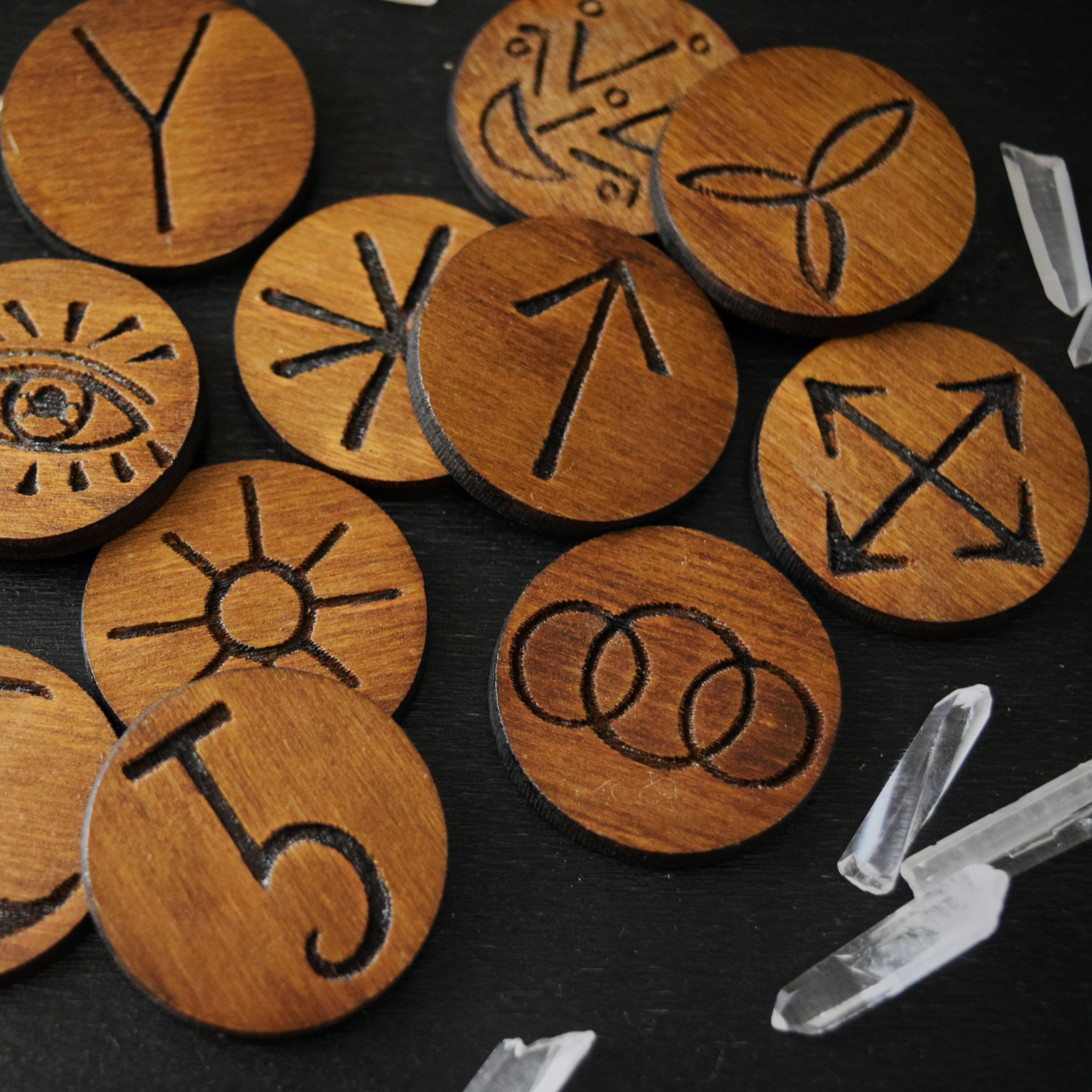 Rune - Witch Runes, Dark Wood - 13