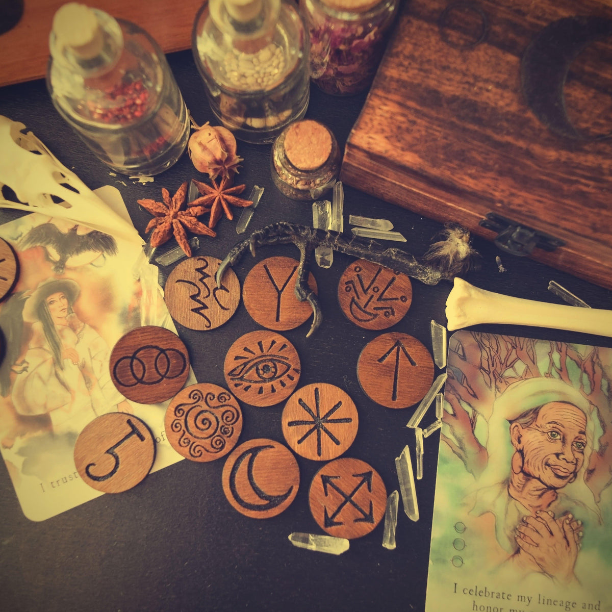 Witch Runes - Dark wood