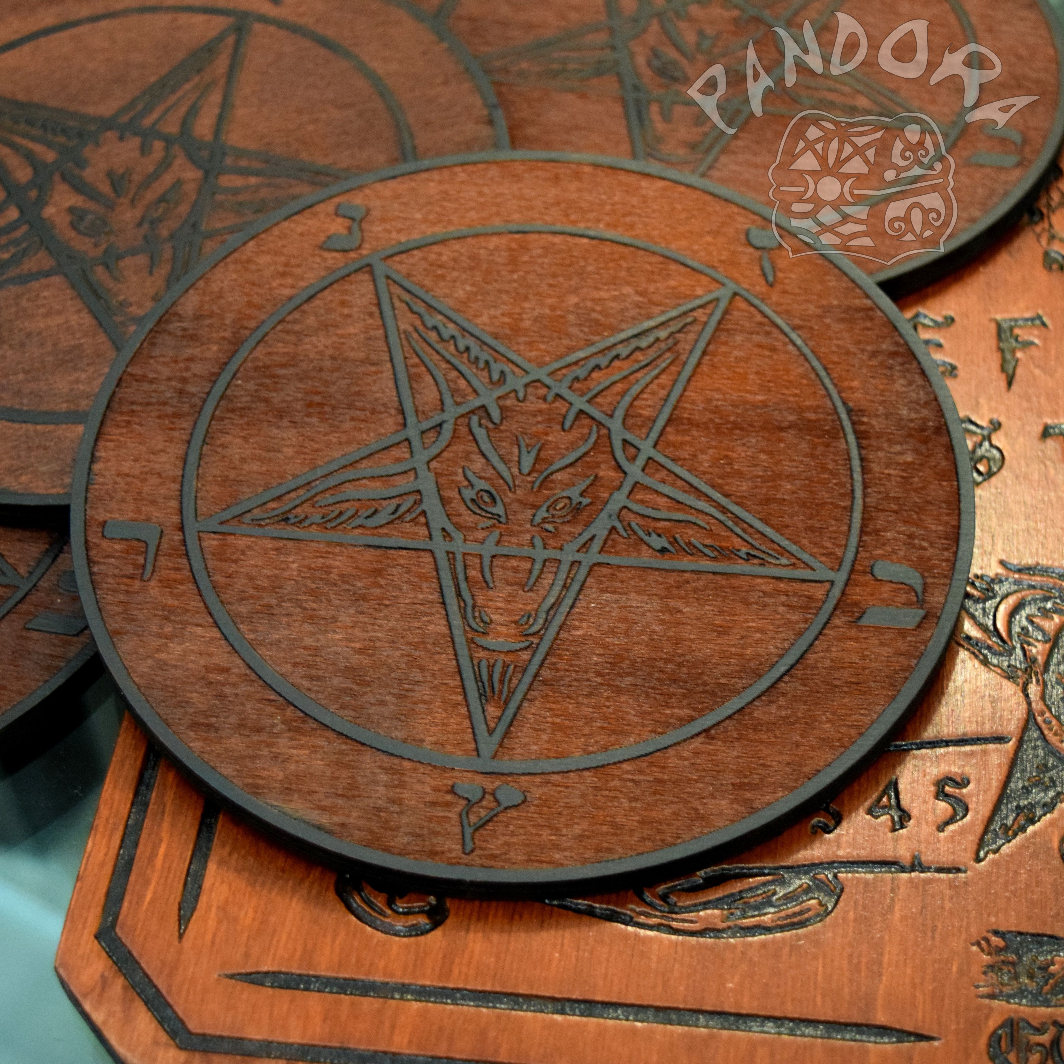 Samael - Altar Pentacle - Red\Black