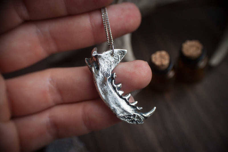 Silver Pendant "Jaw"