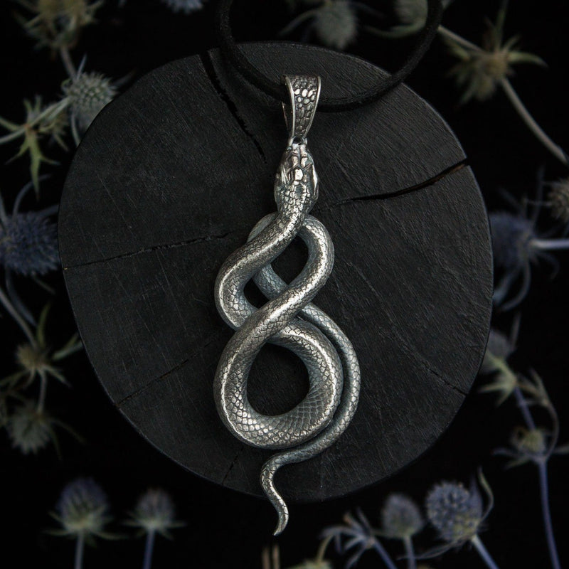 Silver Pendant "Snake"