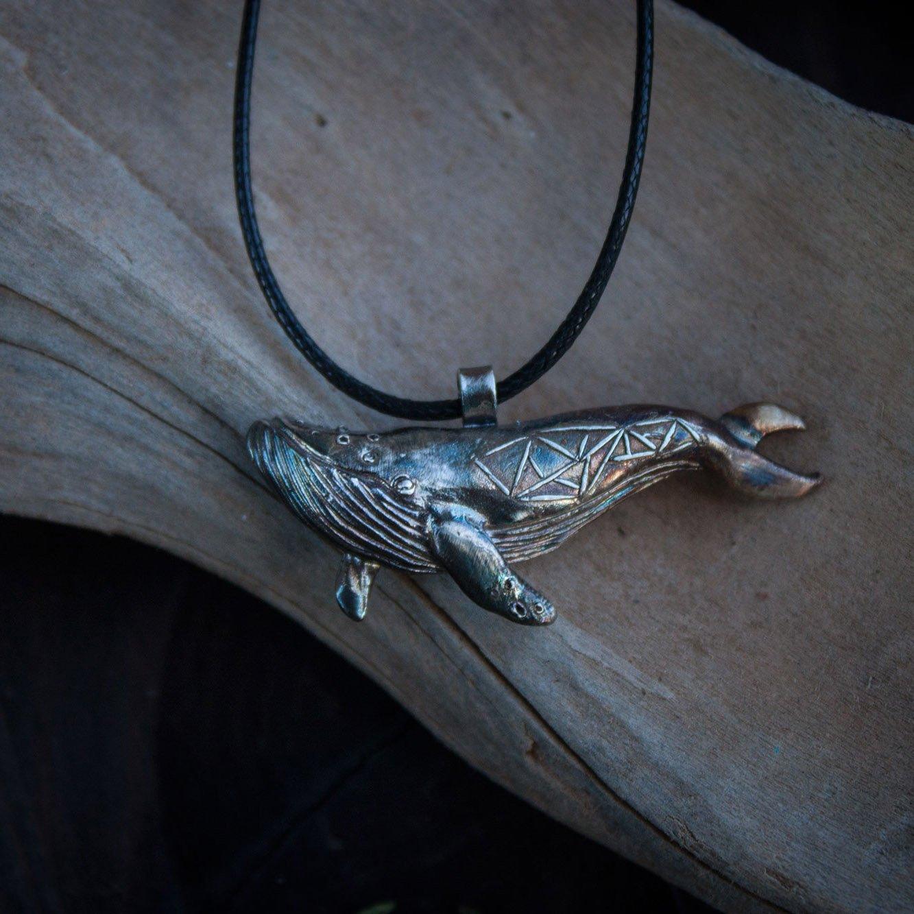 Silver Pendant "Star Whale"