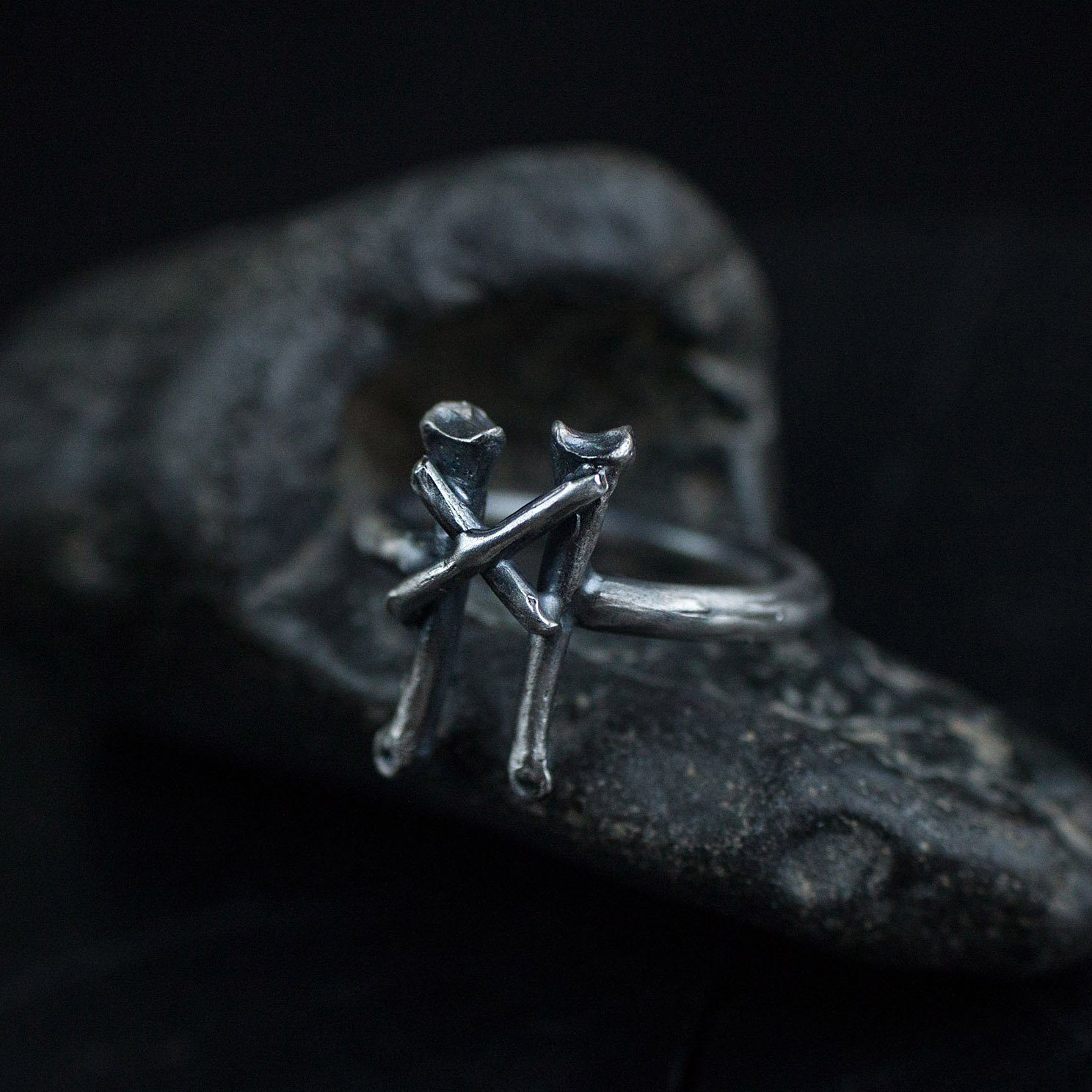 Silver Ring Rune Mannaz