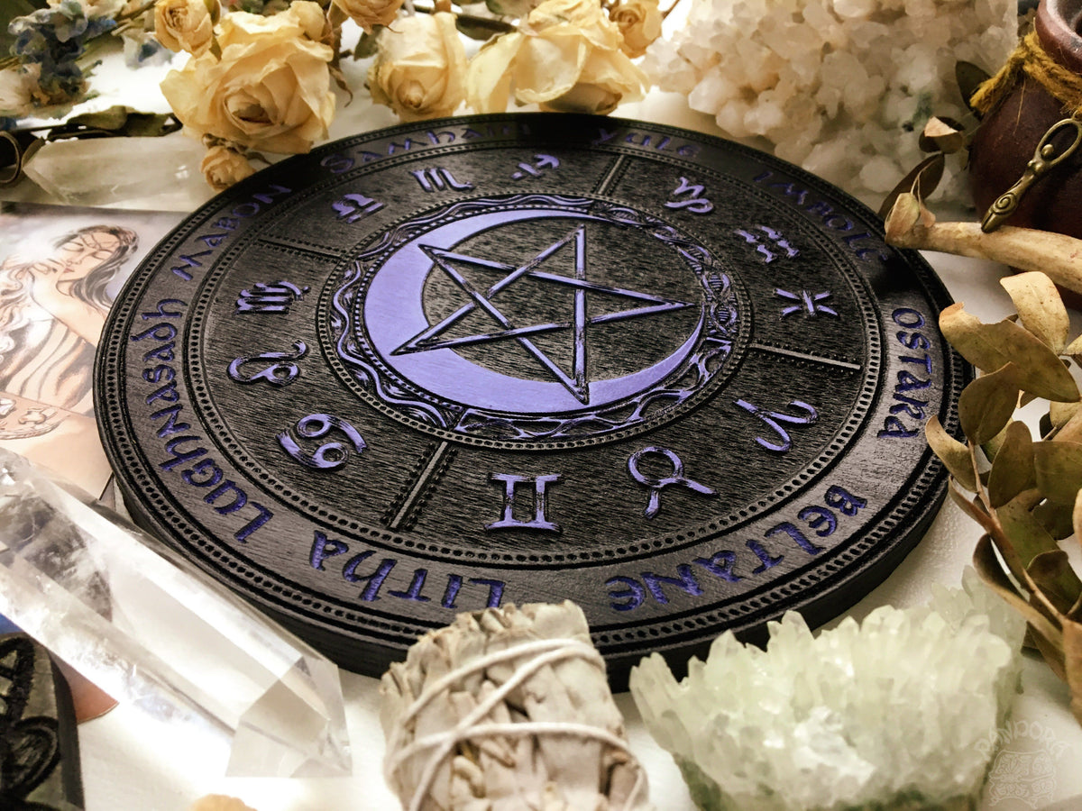 Wheel of the Year - PentaMoon - Black\Purple