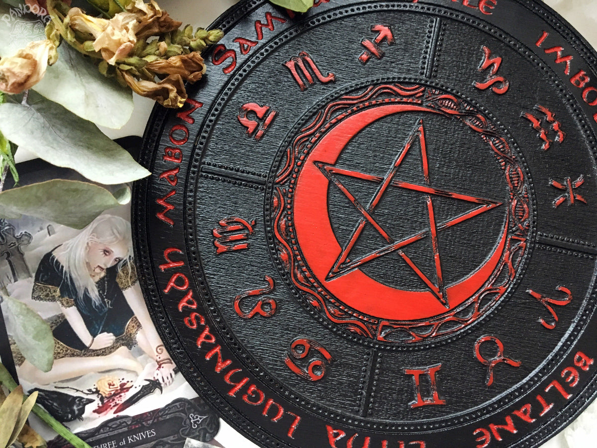Wheel of the Year - PentaMoon - Black\Red